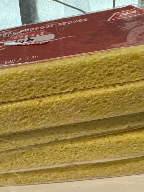 ACE Yellow Maintenance & Household Sponges - Pack - Picture 2 of 5